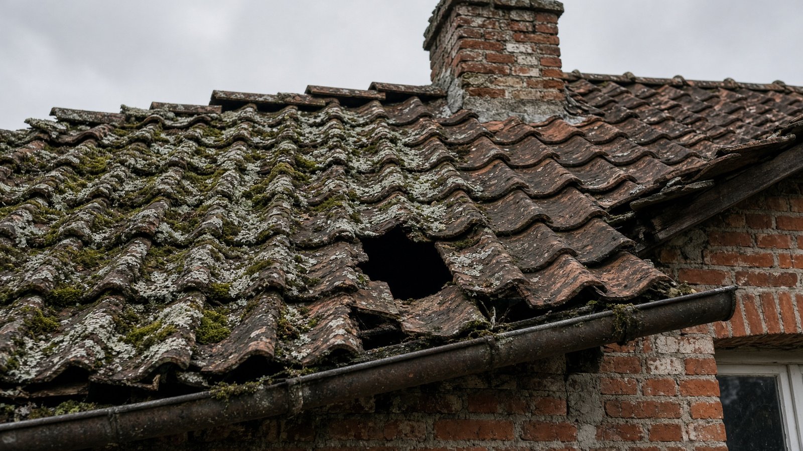 Toiture avant rénovation et isolation